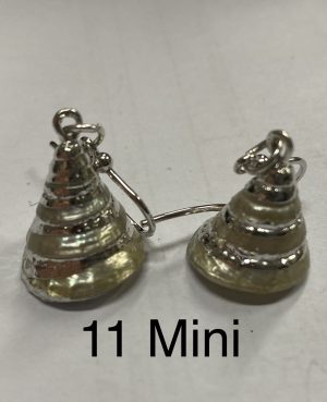 ORECCHINI CONCHIGLIE E ARGENTO TROCUS MINI MADREPERLA